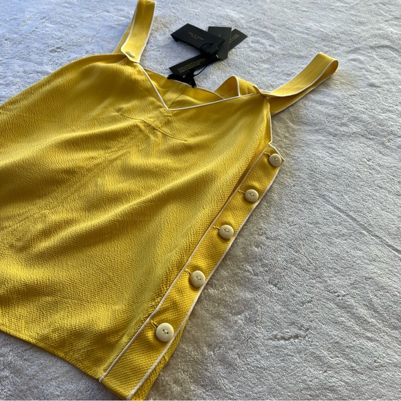 NWT Rag & Bone Tia Tank in Yellow Size XS - Picture 6 of 10